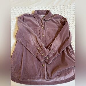 Madewell corduroy shacket